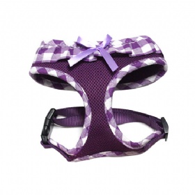 Dog Harness with Bowknot - Pet Summer Vest-Style Breathable Harness & Dog Leash